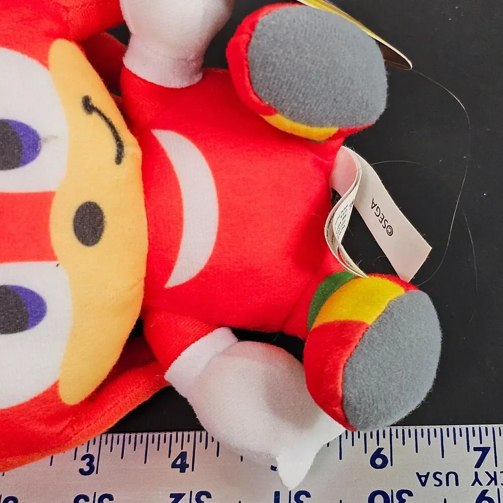 NWT Knuckles 7” Sonic the Hedgehog Plush Go Sega Toy Factory 2020 Stuffed Animal